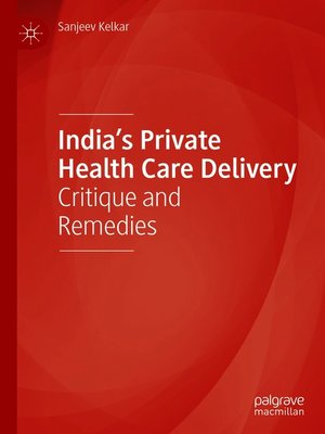 cover image of India's Private Health Care Delivery